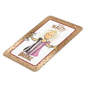 Funny Cruise Schiffstür für ihre Rose Gold Magnet (Linke Seite)