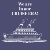 Funny Cruise Ship Aufkleber (Vorderseite)