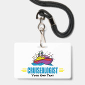 Funny Cruise Ship Ausweis (Rückseite mit Lanyard)