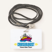 Funny Cruise Ship Ausweis (Rückseite mit Schlüsselband)