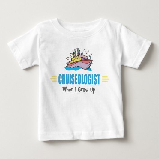 Funny Cruise Ship Baby T-shirt (Vorderseite)