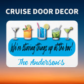 Funny Cruise Ship Booze Türdekoration Magnet