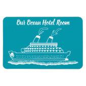 Funny Cruise Ship Cabin Stateroom Door Marker Magnet (Horizontal)