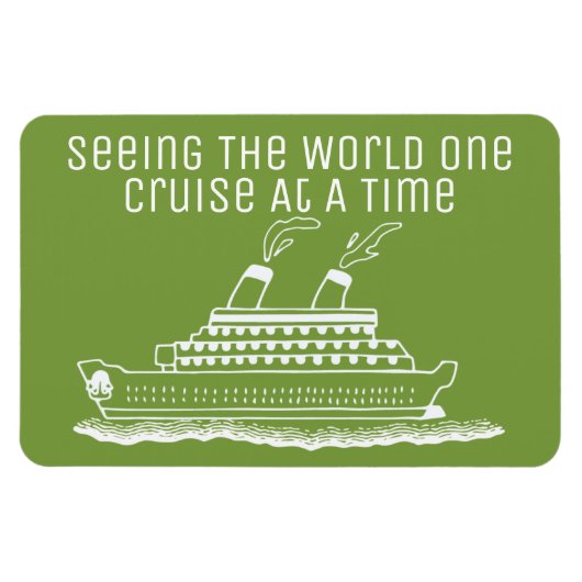 Funny Cruise Ship Cabin Stateroom Door Marker Magnet (Horizontal)
