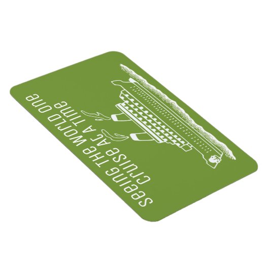 Funny Cruise Ship Cabin Stateroom Door Marker Magnet (Rechte Seite)