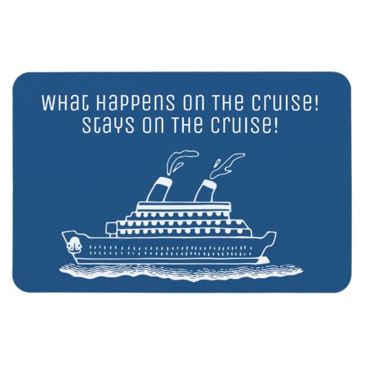 Funny Cruise Ship Cabin Stateroom Door Marker Magnet (Horizontal)