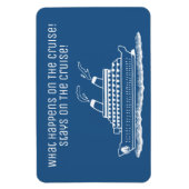 Funny Cruise Ship Cabin Stateroom Door Marker Magnet (Vertikal)