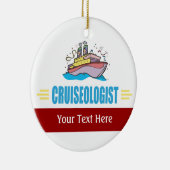Funny Cruise Ship Keramik Ornament (Rechts)