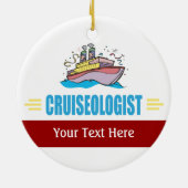Funny Cruise Ship Keramik Ornament (Hinten)