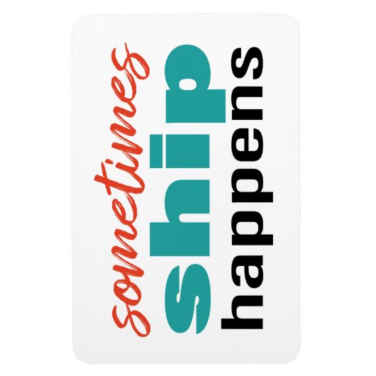 Funny Cruise Ship Magnet (Vertikal)