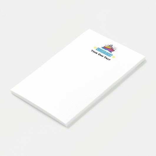 Funny Cruise Ship Post-it Klebezettel (angewinkelt)