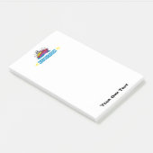 Funny Cruise Ship Post-it Klebezettel (angewinkelt)