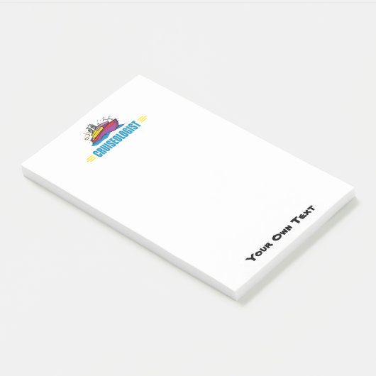 Funny Cruise Ship Post-it Klebezettel (angewinkelt)