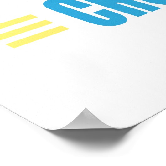 Funny Cruise Ship Poster (Ecke)