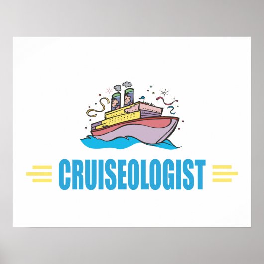 Funny Cruise Ship Poster (Vorne)