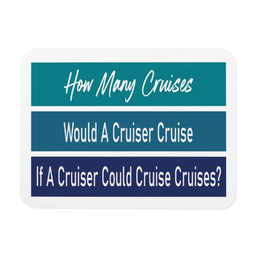 Funny Cruise Ship Spaß Cabin Door Marker Magnet (Horizontal)