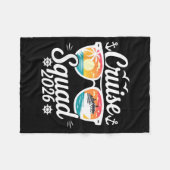Funny Cruise Squad 2026 Summer Vacation Matching F Fleecedecke (Vorderseite (Horizontal))