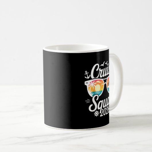 Funny Cruise Squad 2026 Summer Vacation Matching F Kaffeetasse (VorderseiteRechts)