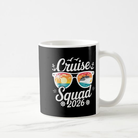 Funny Cruise Squad 2026 Summer Vacation Matching F Kaffeetasse (Rechts)