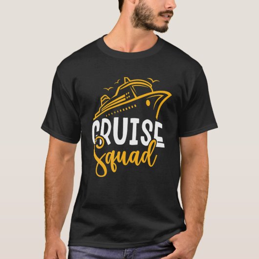 Funny Cruise Squad Cruise Ship T Shirt (Vorderseite)