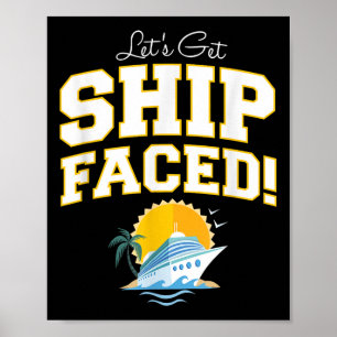 Funny Cruise Vacation Zitat Grafische Print Poster