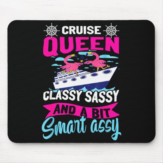Funny Cruising Cruise Queen Cly Sy Smart Y Mousepad (Vorne)