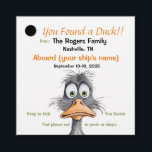 Funny Cruising Duck Tags Geschenkanhänger<br><div class="desc">Funny Unique Cruising Duck Tag. Personalisiert.</div>