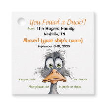 Funny Cruising Duck Tags