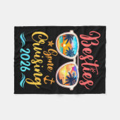 Funny Cruising Friends Squad 2026 Ies Gone Cruisin Fleecedecke (Vorderseite (Horizontal))