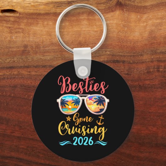 Funny Cruising Friends Squad 2026 Ies Gone Cruisin Schlüsselanhänger (Vorderseite)