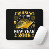 Funny Cruising Into 2026 New Year Matching Family Mousepad (Mit Mouse)