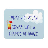 Funny Cruse Door Stateroom Magnet Drinks Cocktails (Horizontal)