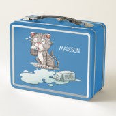 Funny Cry Cry individuelle Name Lunch Boxen (Rückseite)