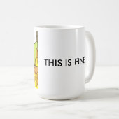 Funny crypto dog , Das ist in Ordnung. Kaffeetasse (VorderseiteRechts)