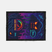 Funny Crypto Energy Environmental Satire Gift Fleecedecke (Vorderseite (Horizontal))