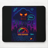 Funny Crypto Energy Environmental Satire Gift Tank Mousepad (Vorne)