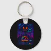 Funny Crypto Energy Environmental Satire Gift Tank Schlüsselanhänger (Vorderseite)