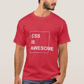 Funny CSS ist Phantastisch Nerdy T-Shirt (Vorderseite)