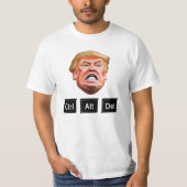 Funny CTRL ALT DEL impeach Trump - Anti Trump T-Shirt (Vorderseite)