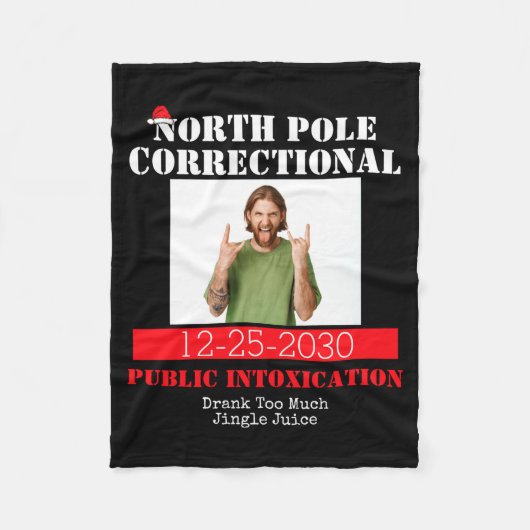 Funny Cture Matching Family Christmas Pajama Fleecedecke (Vorderseite)