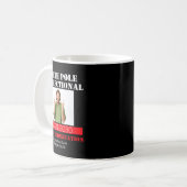 Funny Cture Matching Family Christmas Pajama Kaffeetasse (Vorderseite Links)