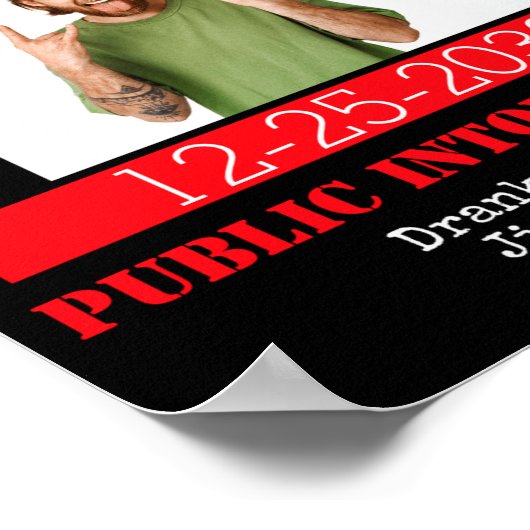 Funny Cture Matching Family Christmas Pajama Poster (Ecke)