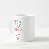 Funny Cu Valentines Day Nurse Crew Family Group Kaffeetasse (Vorderseite Links)