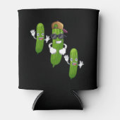 Funny Cucumber Pickle Dancing Food Dosenkühler (Vorderseite)