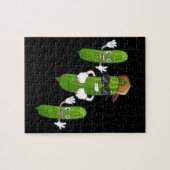 Funny Cucumber Pickle Dancing Food Puzzle (Horizontal)