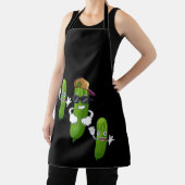 Funny Cucumber Pickle Dancing Food Schürze (InSitu)