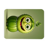 Funny cucumper Charakter Magnet (Horizontal)