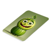 Funny cucumper Charakter Magnet (Linke Seite)