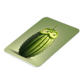 Funny cucumper Charakter Magnet (Linke Seite)