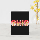 Funny Cud Ohio Midwestern Party O-h-i-o In Valenti Karte (Gelbe Blume)